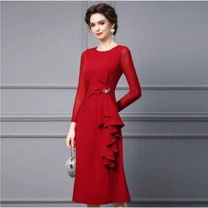 knee length dresses for ladies Delphine main image 0